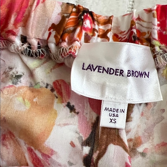 Lavender Brown Colorful Floral Set Size XS - Picture 6 of 11